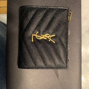 Saint Laurent bifold compact wallet